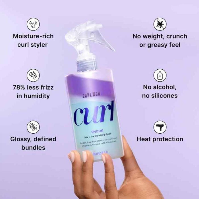 COLOR WOW Shook Mix + Fix Bundling Curly Hair Spray