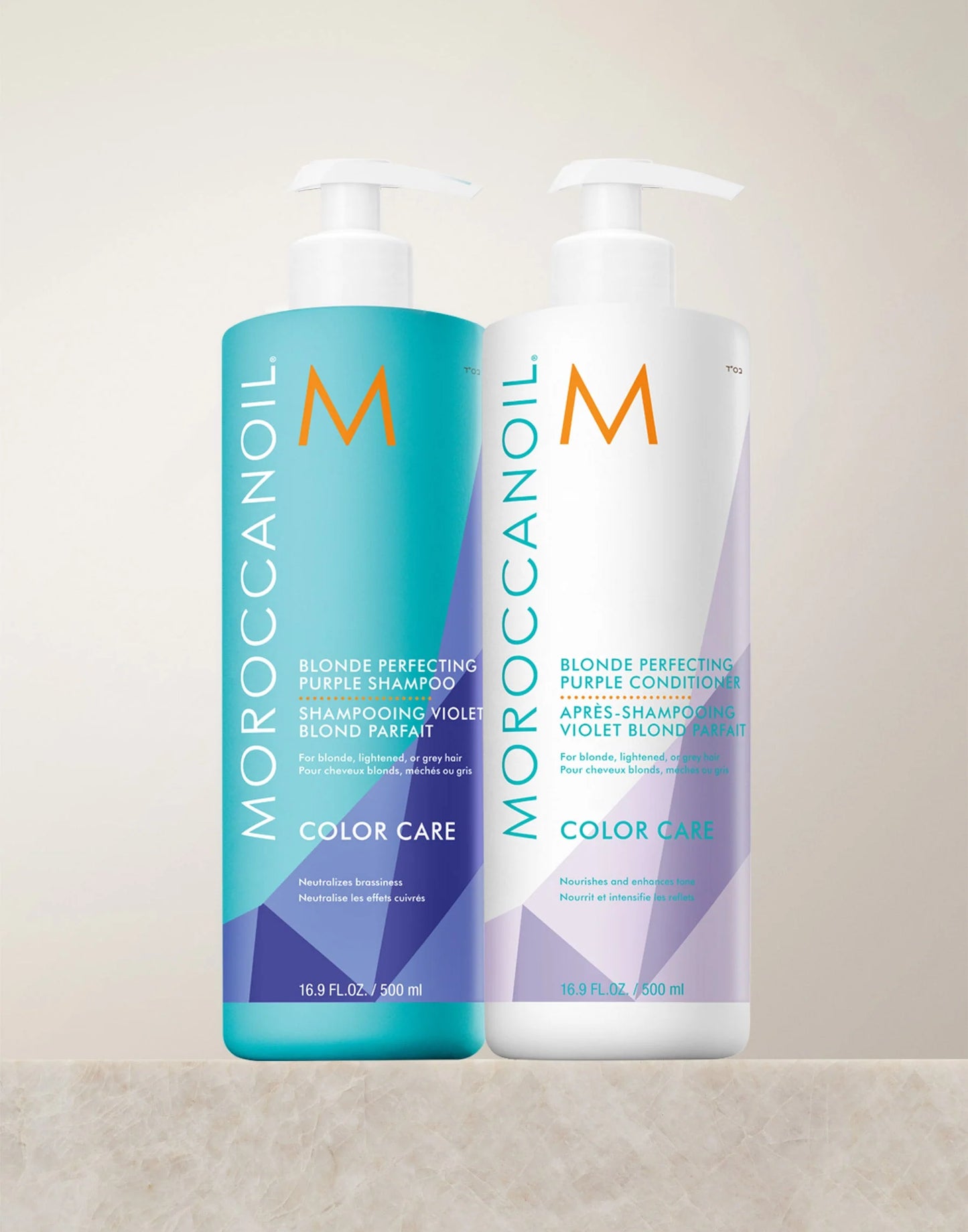 Moroccanoil Blonde Perfecting Purple Shampoo & Conditioner Duo